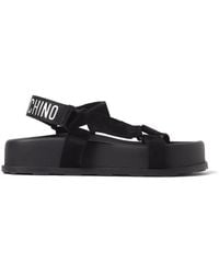 Moschino - Flat Sandals - Lyst