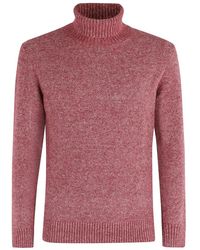 Kangra - Basic Dolcevita Pullover Mandel Hoher Kragen - Lyst