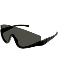 Gucci - Weiße sonnenbrille stilvoll alltagstauglich,schwarze sonnenbrille mit zubehör,schwarze/graue sonnenbrille - Lyst
