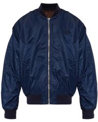 DIESEL - Jassen ,Blauw ,Leer W-Type-D1 Jas - Lyst