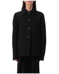 Jil Sander - Wollen Jas Klassiek Met Kraag - Lyst