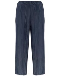 Samsøe & Samsøe - Broeken ,Blauw ,Polyester Uma Broeken - Lyst