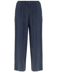 Samsøe & Samsøe - Broeken ,Blauw ,Polyester Uma Broeken - Lyst