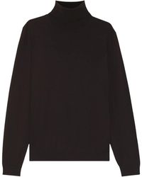 BOSS - Truien & Vesten ,Bruin ,Wol Musso-P Turtleneck Trui - Lyst