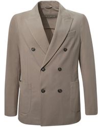 Circolo 1901 - Jassen ,Bruin ,Katoen Blazer - Lyst