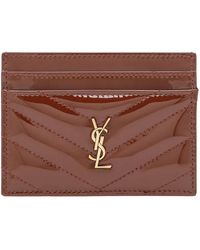 Saint Laurent - Accessoires ,Veelkleurig ,Leer Cassandre Kaarthouder - Lyst