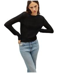 Marella - Ronde Hals Gebreid - Lyst