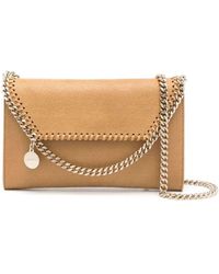 Stella McCartney - Schultertasche mit kettenverzierung - Lyst