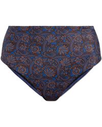 Matteau - Badmode ,Blauw ,Nylon High Waist Brief - Lyst
