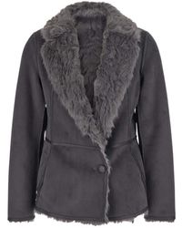 Urbancode - Jassen ,Grijs ,Omkeerbare Blazer - Lyst