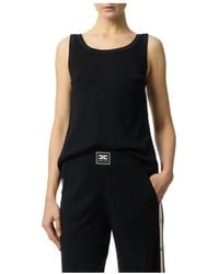 Elisabetta Franchi - Sleeveless Tops - Lyst