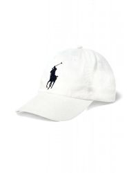 Ralph Lauren - Accessoires ,Wit ,Katoen Classic Sport Cap - Lyst