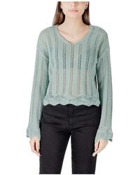 ONLY - Onlelba Life V-Neck Knit - Lyst