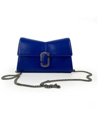 Marc Jacobs - Blaue handtasche mit kette - Lyst