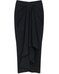 Givenchy - Gedrapeerde Midi-Rok - Lyst