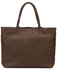 Officine Creative - Gewebte Leder-Schultertasche - Lyst