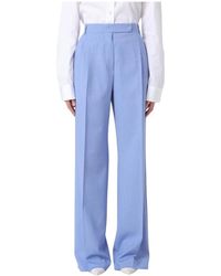 Max Mara - Tailored Wide Leg Broeken - Lyst