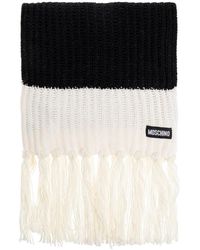 Moschino - Accessoires ,Zwart ,Sjaal Met Logo - Lyst