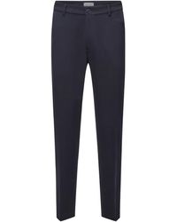 DRYKORN - Broeken ,Zwart ,Nylon Slim Fit Blauwe Broek Nylon-Jersey - Lyst