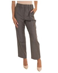 Weekend by Maxmara - Cropped Trousers - Lyst