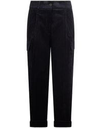 Peserico - Cropped Trousers - Lyst