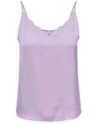ONLY - Sleeveless Tops - Lyst
