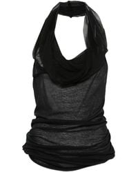Rick Owens - Sleeveless Tops - Lyst