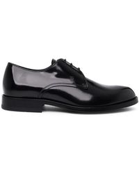 Tod's - Derbies En Cuir Verni - Lyst