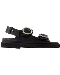 Ami Paris - Flat Sandals - Lyst
