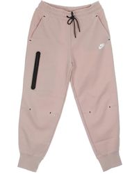 Nike - Fitness ,Roze ,Katoen Tech Fleece Lightweight Trainingsbroek - Lyst