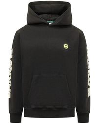 Barrow - Hoodies & Sweatvesten ,Zwart ,Katoen Hoodie - Lyst
