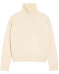 Ami Paris - De Coeur Funnel Neck Sweater - Lyst