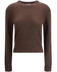 Allude - Kaschmir Rundhals Pullover - Lyst