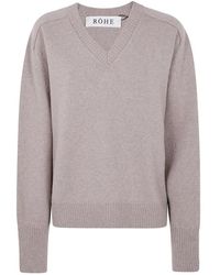 Rohe - V-Neck Knitwear - Lyst