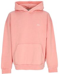 Obey - Hoodies & Sweatvesten ,Roze ,Katoen Lichtgewicht Hoodie Pigment Shell - Lyst
