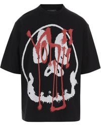 Y-3 - Tops ,Zwart ,Katoen Katoenen T-Shirt Met Logo - Lyst