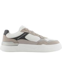 ARMANI EXCHANGE - Sneakers Mit Schnürsenkeln Aus Kombiniertem Material - Lyst