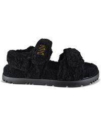 Dior - Schoenen ,Zwart ,Wol Act Sandal - Lyst