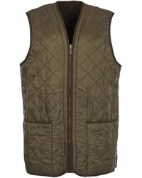 Barbour - Polarquilt Waistcoat/zip-in Liner Olive - Lyst