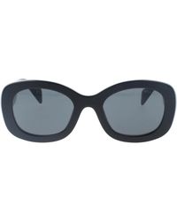 Prada - Ikonoische sonnenbrille mit einheitlichen gläsern - Lyst