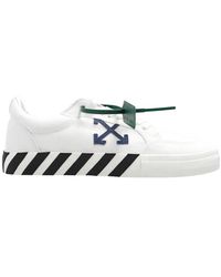 Off-White c/o Virgil Abloh Low Vulcanized Sneakers - Wit