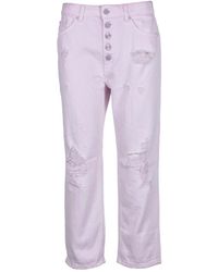 Dondup - Koons Gioiello Cropped Broeken - Lyst