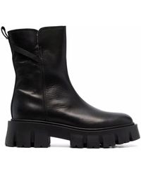 Premiata - Leder Lammfell Stiefelette - Lyst