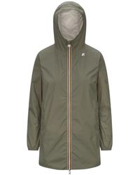 K-Way - Jassen ,Groen ,Nylon Sophie Plus. 2 Double Lichtgewicht Jas - Lyst