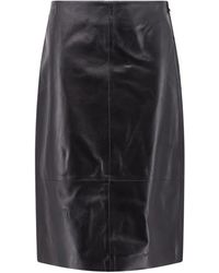 Arma - Rokken ,Zwart ,Leer Vayenne Leren Midirok - Lyst