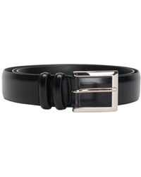Orciani - Accessoires ,Zwart ,Leer Calf Belt - Lyst