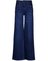 Lois - Blaue palazzo jeans - Lyst