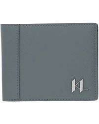 KARL LAGERFELD - K/Monogram Leder Geldbörse - Lyst