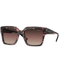 Vogue - Rot verlauf braun lila schwarz sonnenbrille - Lyst