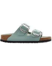 Birkenstock - Arizona Big Buckle Hex Shine Pure Sage,Natural Lea - Lyst